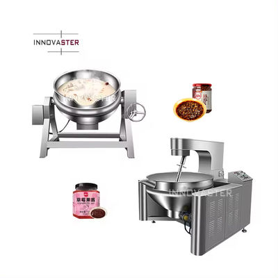 Функция кипения и смешивания Электрическое отопление Карамельная машина для приготовления пищи с смесителем 200L