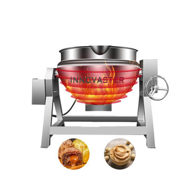Industrial Tilt Candy Meat Cooking Jacket Kettle 500L для завода по переработке овощей