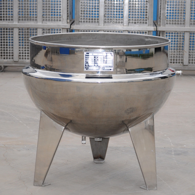 Нержавеющая сталь электрический газ парное нагревание сыр мясной соус котёл для приготовления пищи с смесителем