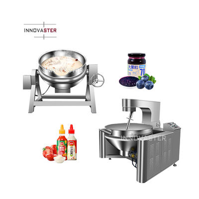 Настраиваемая емкость Электрический паровой нагрев соус котел с смесителем