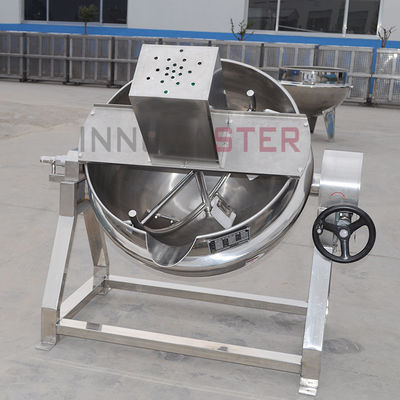 Industrial Tilt Candy Meat Cooking Jacket Kettle 500L для завода по переработке овощей