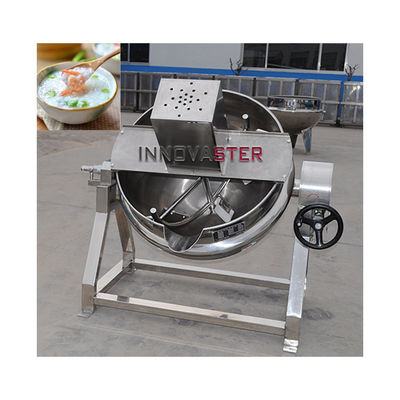 304 Нержавеющая сталь Газовый котел для промышленного смешивания и наклоненного приготовления пищи