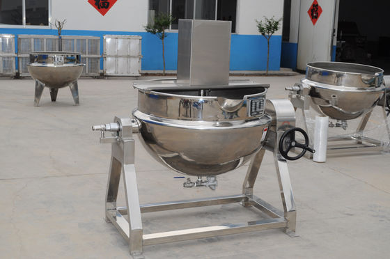 Функция кипения и смешивания Нержавеющая сталь 304 котёл для школьной столовой