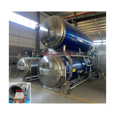 Паровая средняя горизонтальная стеклянная бутылка грибная банка домашняя консервировка стерилизация реторт