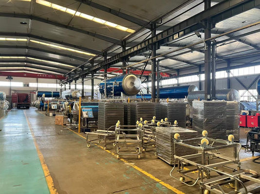 Высокотемпературная стерилизационная ретортная машина для упаковки 2100 кг пищевых пакетов