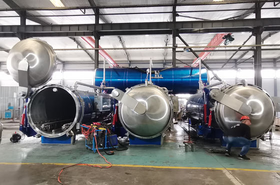 Цилиндрический сосуд под давлением Автоклавная машина для стерилизации рыбы тонны для промышленной стерилизации