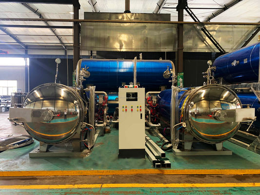 1100*1200*1500MM Цилиндрическая установка для давления Автоклав Производственная линия для карри