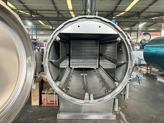1100*1200*1500MM Цилиндрическая установка для давления Автоклав Производственная линия для карри