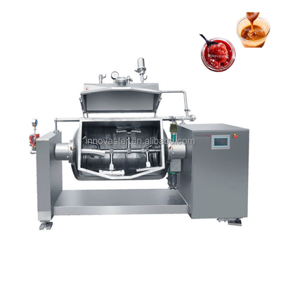 220V/230V/380V/415V/440V Вакуумный котёл с горючим жилетом горизонтальная ось смесителя для красной бобовой пасты