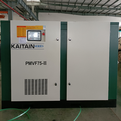 Воздушный смазка 75kw 100HP постоянный магнит инвертор двухступенчатый винтовой воздушный компрессор