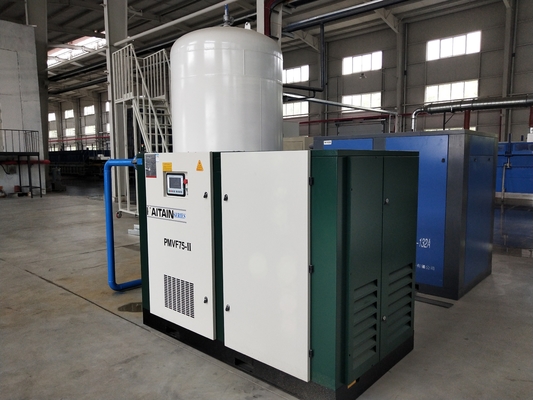 Воздушный смазка 75kw 100HP постоянный магнит инвертор двухступенчатый винтовой воздушный компрессор